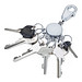 TROIKA® Schlüsselanhänger Patent, silber