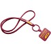 Tubyard Lanyard mit Telefonhalterung und Band aus recyceltem Kunststoff, bordeaux