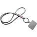 Tubyard Lanyard mit Telefonhalterung und Band aus recyceltem Kunststoff, grau