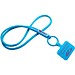 Tubyard Lanyard mit Telefonhalterung und Band aus recyceltem Kunststoff, himmelblau