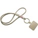 Tubyard Lanyard mit Telefonhalterung und Band aus recyceltem Kunststoff, kaffeebraun