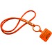 Tubyard Lanyard mit Telefonhalterung und Band aus recyceltem Kunststoff, orange