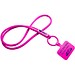 Tubyard Lanyard mit Telefonhalterung und Band aus recyceltem Kunststoff, rosa
