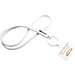 Tubyard Lanyard mit Telefonhalterung und Band aus recyceltem Kunststoff, weiss