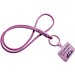 Tubyard Lanyard mit Telefonhalterung und elastischem Band, fliederfarben