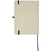 Tutico Hard Cover Notizbuch aus Bio Baumwolle, natur/schwarz