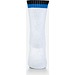 Two Tone Tennissocken, 42-46, White / Black / Blue