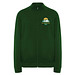 Ulan Sweatjacke Unisex, dunkelgrün, XL
