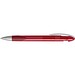 uma® LOOK grip transparent M SI Druckkugelschreiber, rot