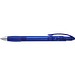 uma® MEMORY transparent SI Druckkugelschreiber, blau