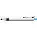 uma® RECYCLED PET PEN ALUMA Druckkugelschreiber, hellblau