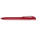 uma® YES transparent Druckkugelschreiber, rot