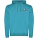 Urban 280 g/m² Kapuzenpullover für Herren, türkis, 2XL