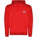 Urban 280 g/m² Kapuzenpullover für Kinder, rot, 11/12