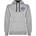 Urban Kapuzenpullover für Damen, Marl Grey/schwarz, 2XL