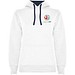 Urban Kapuzenpullover für Damen, weiß/Navy Blue, 2XL
