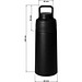 Vakuumflasche Ampato, 500 ml, schwarz