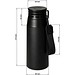 Vakuumflasche Kabru, 500 ml, schwarz