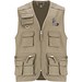 Venera Arbeitsweste mit V-Ausschnitt und mehreren Taschen, 200 g/m2, dunkelsand, 3XL