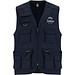 Venera Arbeitsweste mit V-Ausschnitt und mehreren Taschen, 200 g/m2, marineblau, 3XL