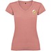 Victoria T-Shirt mit V-Ausschnitt für Damen, Clay Orange, S