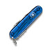 VICTORINOX Taschenmesser Huntsman, 15 Funktionen, blau-transparent