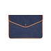 VINGA Bosler 16 Zoll Laptop-Tasche aus GRS recyceltem Canvas, navy blau