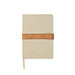 VINGA Bosler Notizbuch aus RCS recyceltem Canvas, greige
