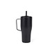 VINGA Eos Voyager 800ml Flasche aus RCS rec. Stainless-Steel, schwarz, schwarz