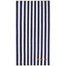 VINGA Lagoa GRS Strandtuch, navy blau, weiß
