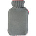 Weihnachtswärmflasche, 500 ml, grau