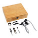 Weinset NOBLE WINE,braun, silber