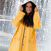 Wende-Regenjacke Nanterre,blau / gelb