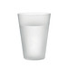 Wiederverwendbarer Becher 300ml FESTA LARGE, Transparent Weiß