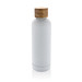 Wood Vakuumflasche aus RCS recyceltem Stainless-Steel, weiß
