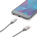 XD COLLECTION 3-in-1 umwobenes Kabel, grau