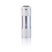 XD COLLECTION Aluminiumtaschenlampe Quattro, silber