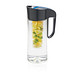 XD COLLECTION Aroma-Pitcher aus Tritan, 2000 ml, grau/blau XD COLLECTION Aroma-Pitcher aus Tritan, 2000 ml, grau/blau