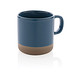 XD COLLECTION Becher aus glasiertem Keramik, blau