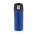 XD COLLECTION Edelstahlbecher Easy Lock, 300 ml, blau