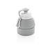 XD COLLECTION Faltbare Silikonflasche, 580 ml, grau XD COLLECTION Faltbare Silikonflasche, 580 ml, grau