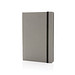XD COLLECTION GRS-zertifiziertes rPET-A5-Notizbuch, grau, schwarz