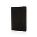 XD COLLECTION GRS-zertifiziertes rPET-A5-Notizbuch, schwarz, schwarz