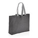 XD COLLECTION Impact Aware™ 240g/m² große Tasche aus rCanvas, ungefärbt, anthrazit