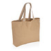 XD COLLECTION Impact Aware™ 240g/m² große Tasche aus rCanvas, ungefärbt, braun
