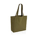 XD COLLECTION Impact Aware™ 240g/m² rcCanvas Shopper + Tasche, ungefärbt, grün