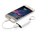 XD COLLECTION Schlüsselanhänger Powerbank, 1.000 mAh, silber