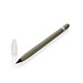 XD COLLECTION Tintenloser Stift aus Aluminium mit Radiergummi, grün
