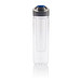 XD COLLECTION Wasserflasche mit Aromafach, 800 ml, blau