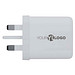 Xtorm XEC067G GaN² Ultra 67 W Wandladegerät mit UK-Stecker, weiss
